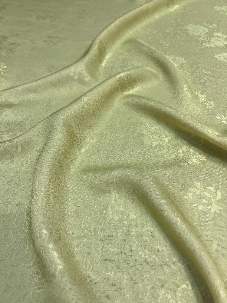 3 Colors! 45'' Wide 22MM Thickness Chinese Style Jacquard Silk Fabric by Yard for Summer One-piece Dress Clothes Pants Double-faced Silk DIY Sewing Material D1539