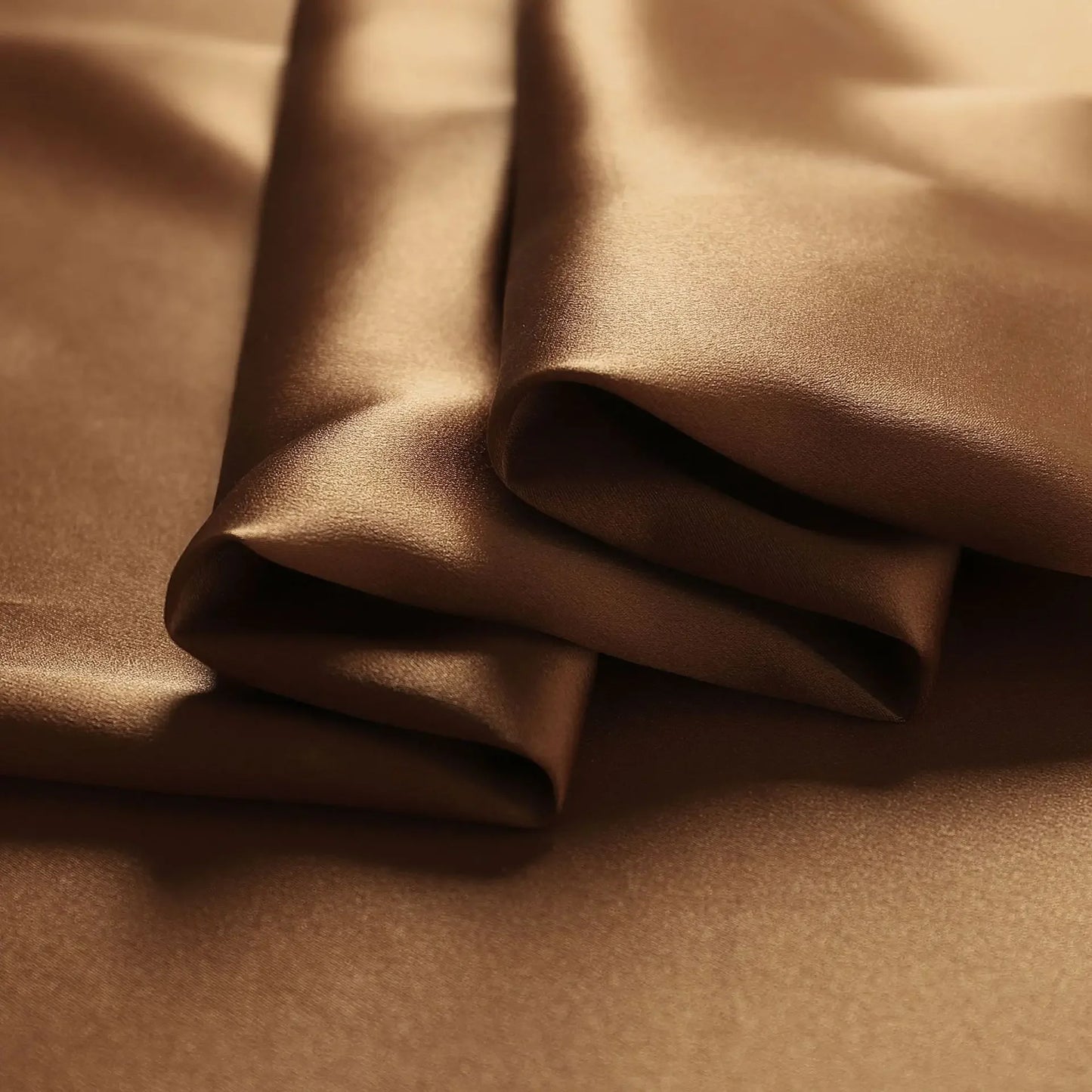 15Colors!55'' Wide 19MM Dyed Silk Crepe Satin Plain Fabric by Yard for Dress Shirt Clothes Cheongsam Pants DIY Sewing Summer Material Y003