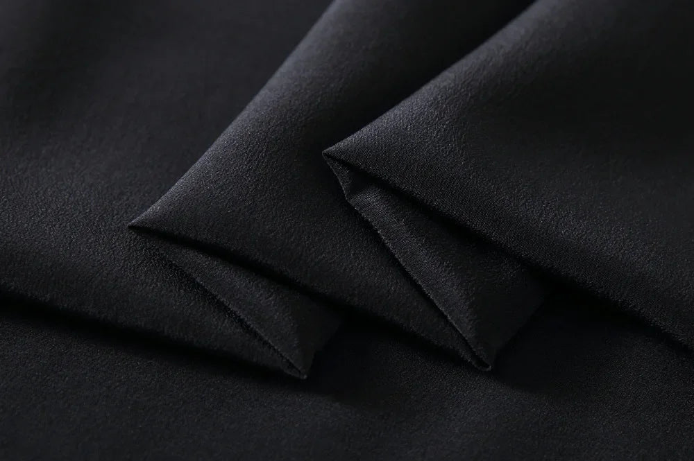 45'' Wide 16MM Solid Color Silk Crepe de Chine Fabric for Summer Soft Dress Shirt Clothes Cheongsam DIY Sewing Material Y051