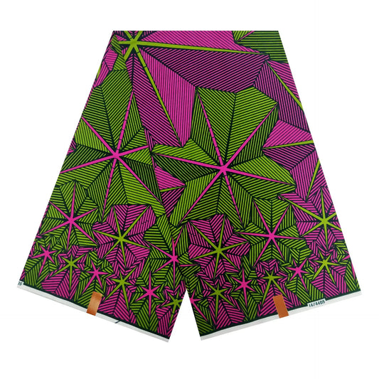 DIY-Ready Green Purple Floral Printed African Wax Batik Fabric for Summer Clothes Dress Pants Cushion Sofa,DIY Sewing Cotton Material R960