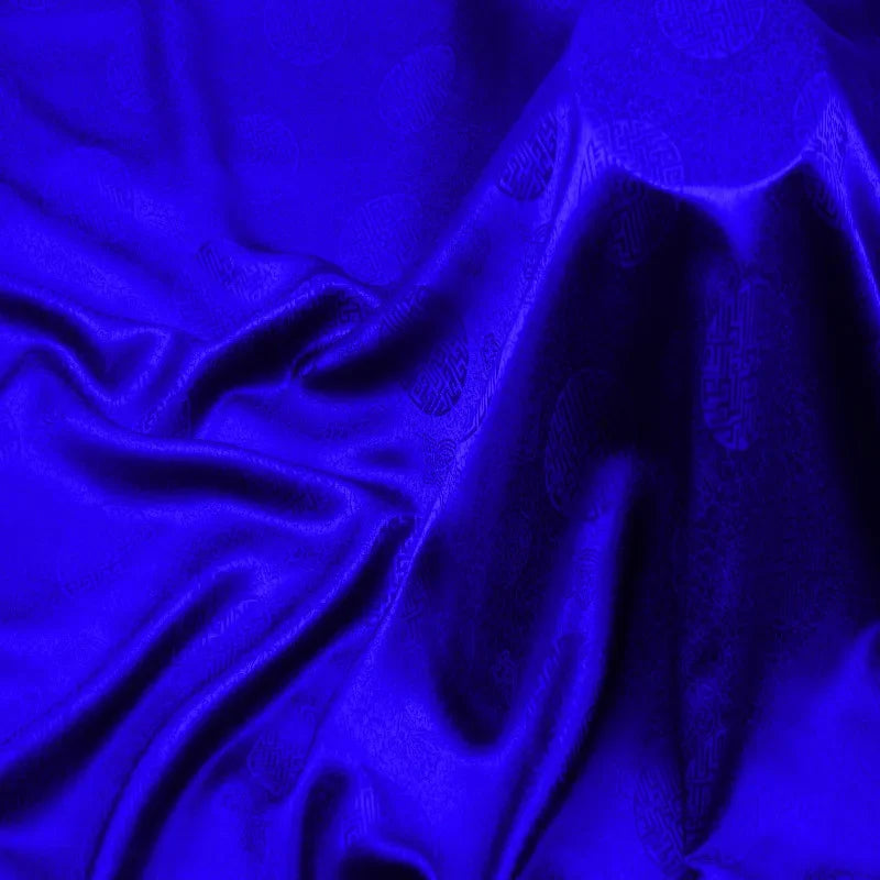 114CM Wide 16MM Chinese Style Jacquard Silk Satin Fabric for Summer one-piece dress Shirt Clothes DIY Sewing Material F062