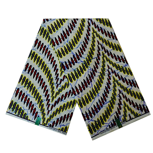 African Style Printed Gray Wax Batik Fabric,6Yards Long 115CM Wide Fabric for Spring Summer Pants Clothing Cushion Sofa DIY Sewing Material R891