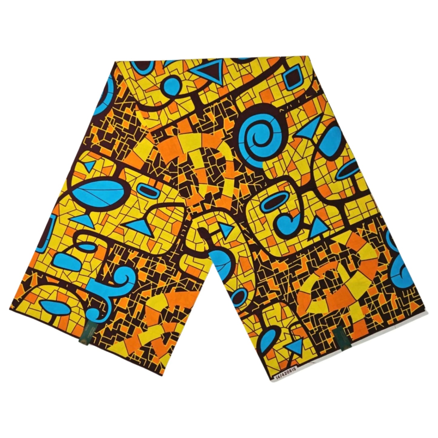 7 Patterns Print,6 Yards Long 115CM Wide African Batik Cotton Fabric for Clothing Cushion Sofa,Summer DIY Sewing Material R1068