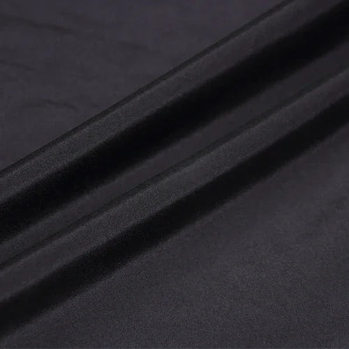 53'' Wide 127G/M Gray Black Solid Color Dupion Silk Fabric by Yard for Summer and Spring Suit Dress DIY Sewing Material C016